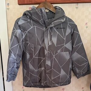 Columbia Kids Gray Geometric Ski Jacket